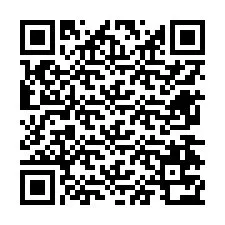 QR-Code für Telefonnummer +12674772586