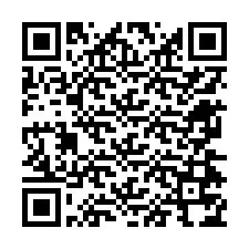 QR-code voor telefoonnummer +12674774078