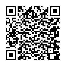 QR Code สำหรับหมายเลขโทรศัพท์ +12674780274