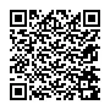 Código QR para número de teléfono +12674781745