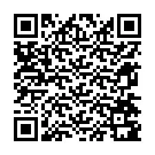 Kode QR untuk nomor Telepon +12674781750