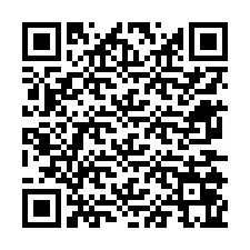 QR-код для номера телефона +12675065484