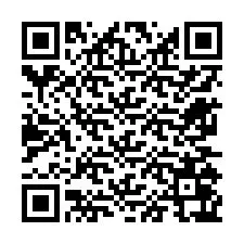 Codice QR per il numero di telefono +12675067599