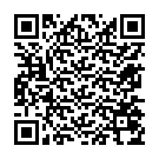 QR-Code für Telefonnummer +12675074759
