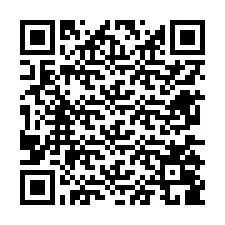 QR-Code für Telefonnummer +12675089716