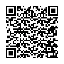 QR-code voor telefoonnummer +12675263546