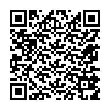 Codice QR per il numero di telefono +12675819459