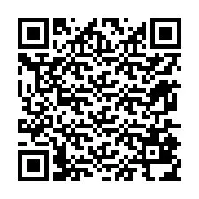 Kod QR dla numeru telefonu +12675834551