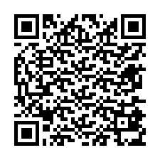 QR-code voor telefoonnummer +12675835016