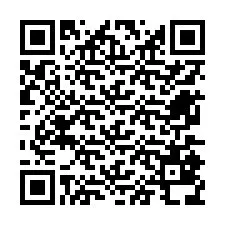 Kode QR untuk nomor Telepon +12675838557