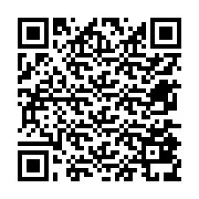 Kode QR untuk nomor Telepon +12675839343