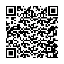 Codice QR per il numero di telefono +12675841351