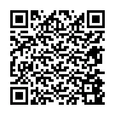 Código QR para número de telefone +12675841352