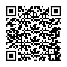 Codice QR per il numero di telefono +12675841354