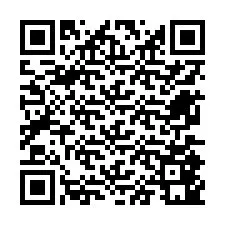 QR Code pour le numéro de téléphone +12675841357