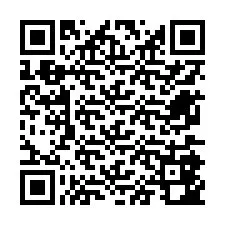 Codice QR per il numero di telefono +12675842817