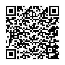 Código QR para número de teléfono +12675883058