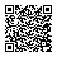 Kode QR untuk nomor Telepon +12676034674