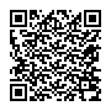 Código QR para número de teléfono +12676034679