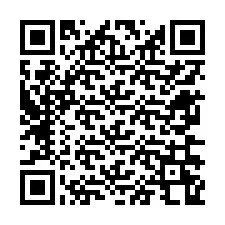 Código QR para número de teléfono +12676268038