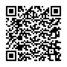 Código QR para número de teléfono +12676268240