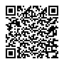 QR Code สำหรับหมายเลขโทรศัพท์ +12676334241