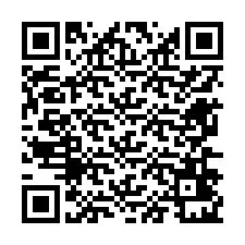 QR-koodi puhelinnumerolle +12676421576