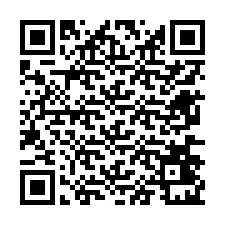 QR-Code für Telefonnummer +12676421716