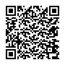 Kode QR untuk nomor Telepon +12676436286