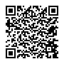 Kode QR untuk nomor Telepon +12676889747