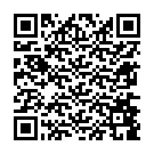 Codice QR per il numero di telefono +12676889748