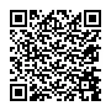 QR-code voor telefoonnummer +12676889749