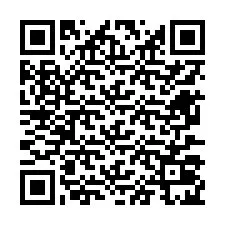 Código QR para número de teléfono +12677025156