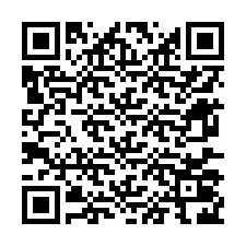 QR-code voor telefoonnummer +12677026300