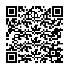 Kode QR untuk nomor Telepon +12677047046