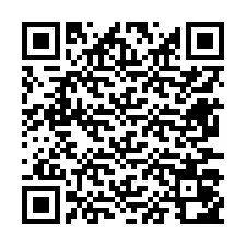 Codice QR per il numero di telefono +12677052596