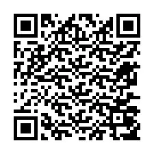 Código QR para número de telefone +12677057359