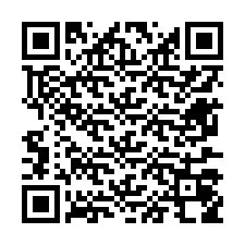 Código QR para número de telefone +12677058016