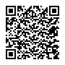 QR-код для номера телефона +12677058117