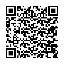 Código QR para número de teléfono +12677058926