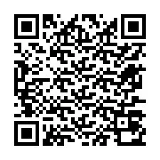 Codice QR per il numero di telefono +12677070859