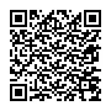 QR Code สำหรับหมายเลขโทรศัพท์ +12677074344