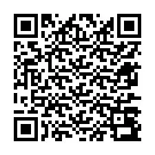 Código QR para número de telefone +12677093848