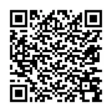 Código QR para número de teléfono +12677098589