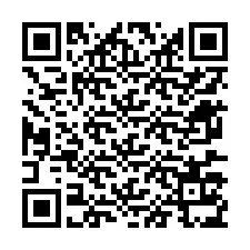 Código QR para número de teléfono +12677135504