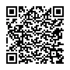 QR-Code für Telefonnummer +12677256456