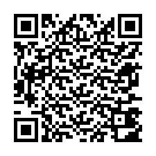 Código QR para número de teléfono +12677402034