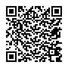 Código QR para número de teléfono +12677408247