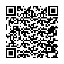 Código QR para número de teléfono +12677434657