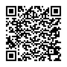 QR-Code für Telefonnummer +12677434658